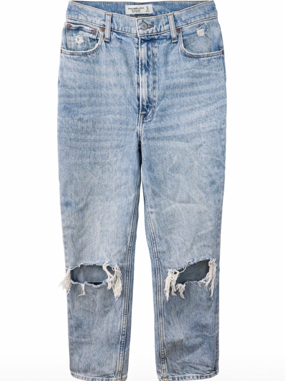 Abercrombie & Fitch The 90s Straight Jeans – Ultra High Rise – Size 27 (4)